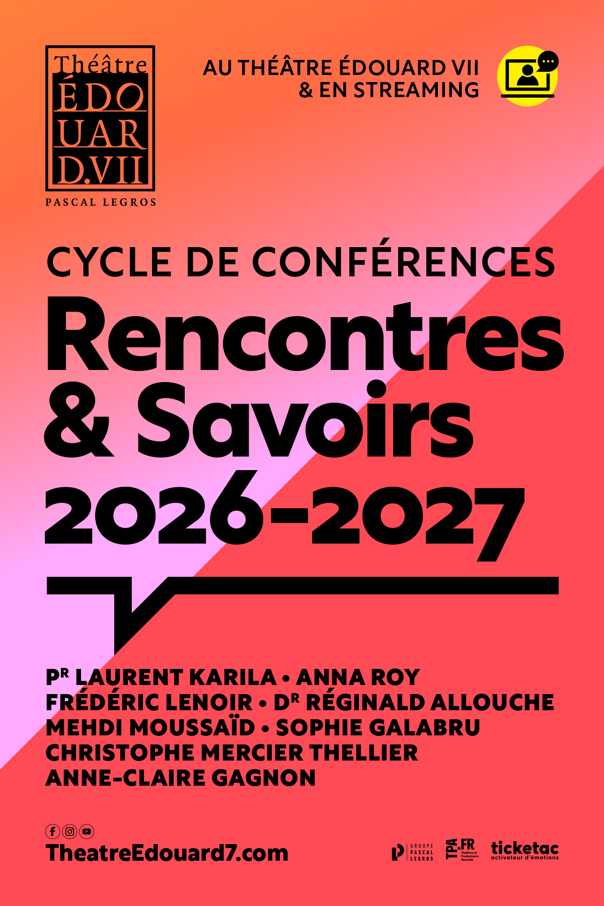Abonnements au cycle de conférences